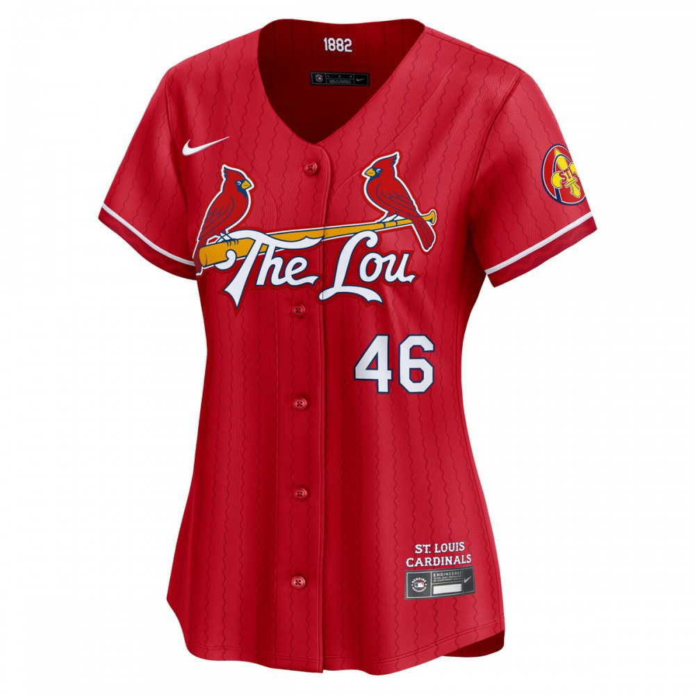 Paul Goldschmidt St. Louis Cardinals Women's 2024 City Connect Limited Player Jersey - Red-Pro Kit Vault | Brand New 26/27 Sports Jerseys